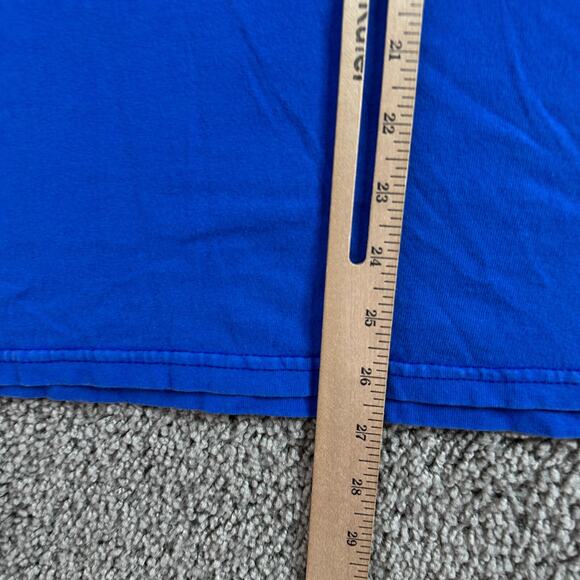 Spider Man Shirt Mens Medium Blue Red Short Sleeve Universal Studios Super Hero* - Picture 9 of 12